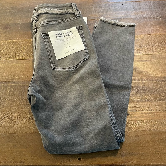 Good American Denim - Good American Good Curve Skinny Crop Jean Size 4